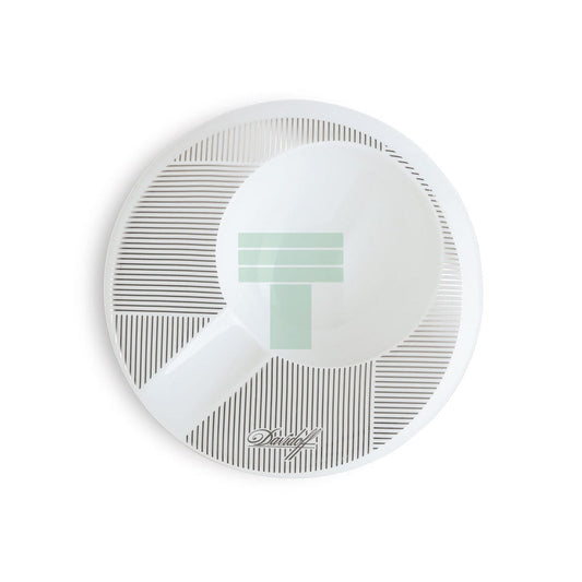 Davidoff Porcelain Round Ashtray White 1 Cigar Ashtray