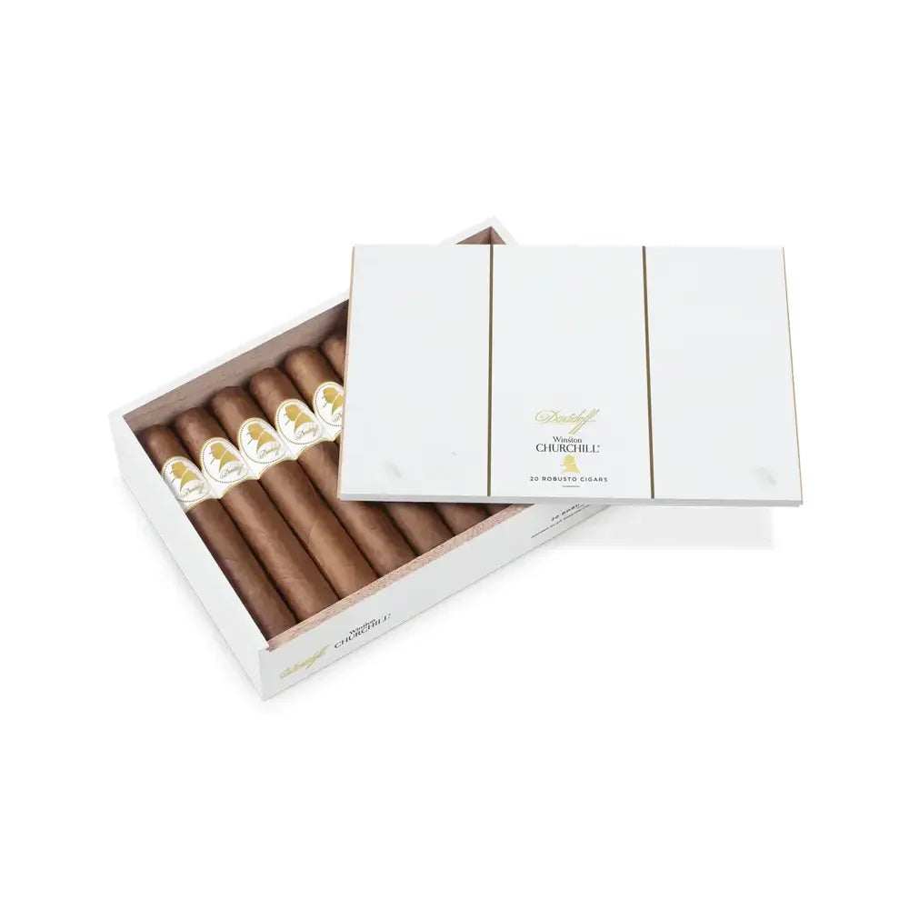 Davidoff Winston Churchill Statesman Robusto Open Box
