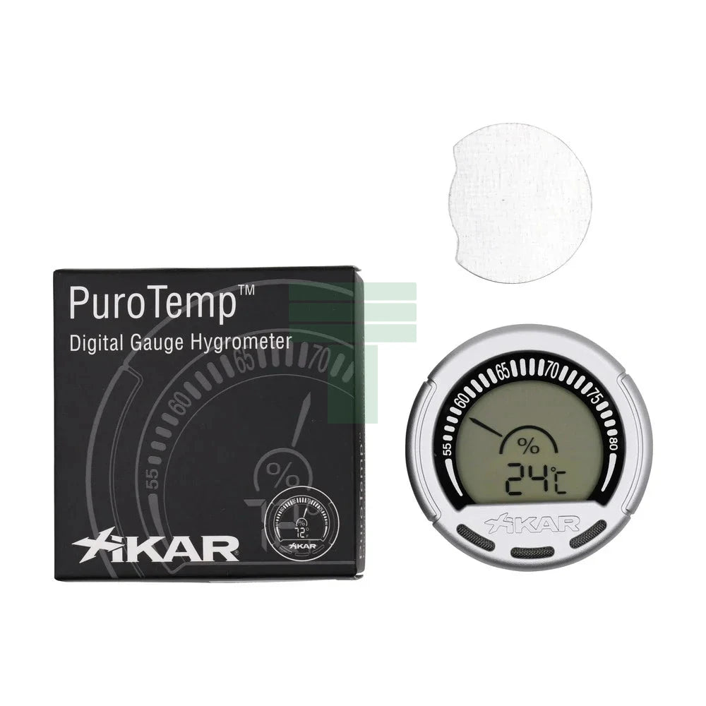 Digital Gauge Hygrometer, Silver