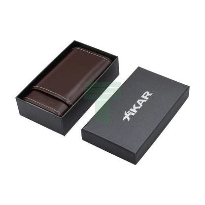 Envoy Triple Cigar Case, Cognac