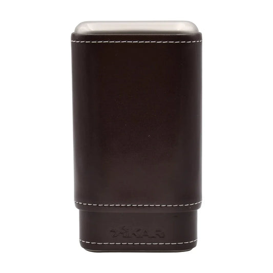 Envoy Triple Cigar Case, Cognac