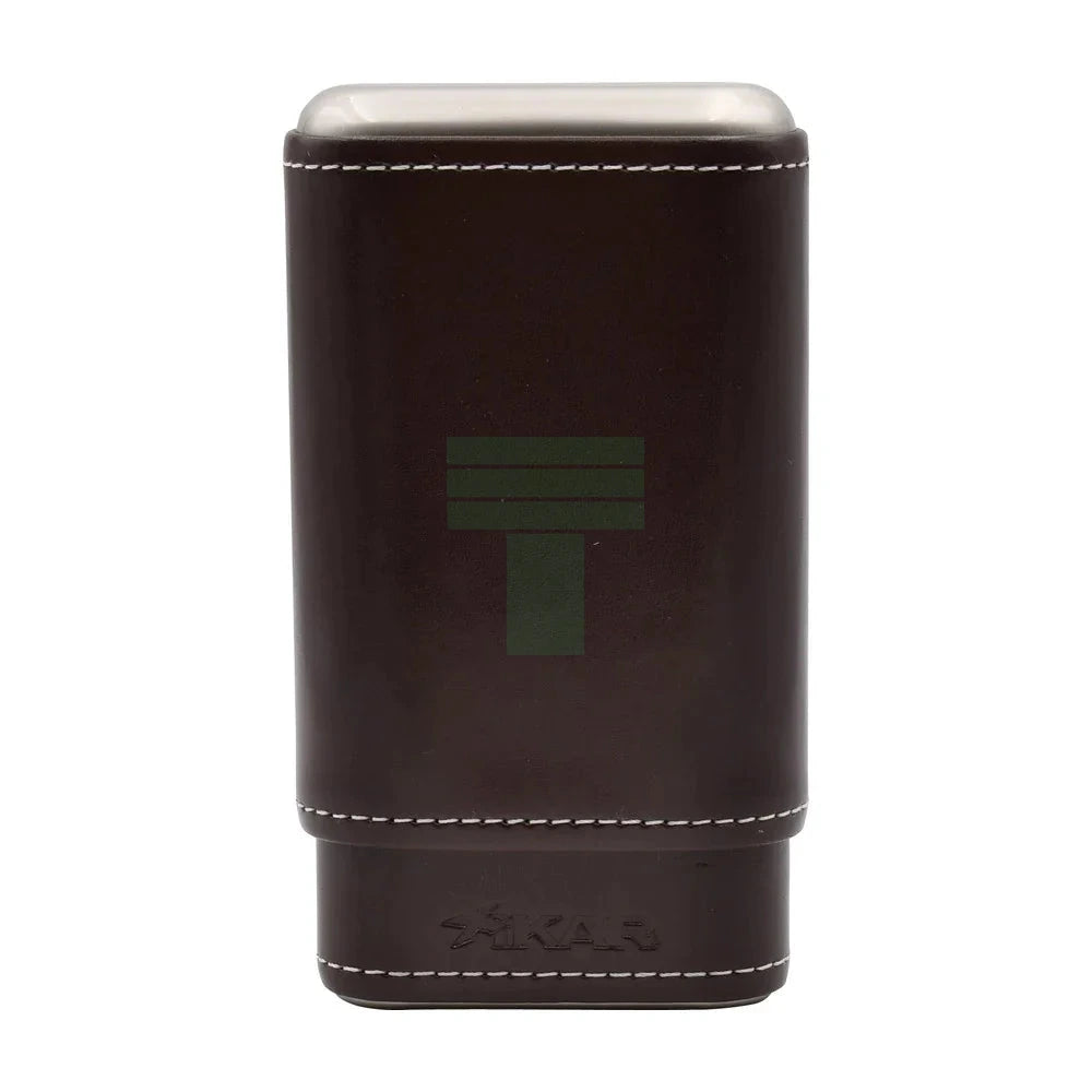 Envoy Triple Cigar Case, Cognac