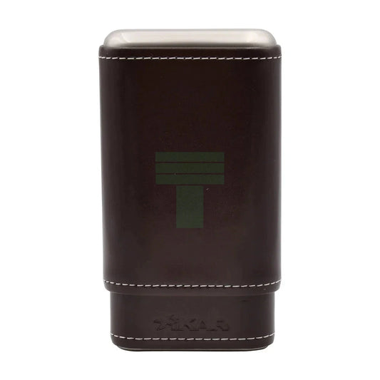 Envoy Triple Cigar Case, Cognac
