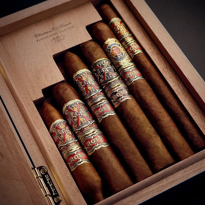2024 Opus6 Father & Son Travel Humidor and Cigars