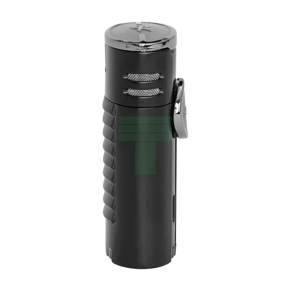 HP4 Diamond Quad Flame, Wind Resistant, Matte Black