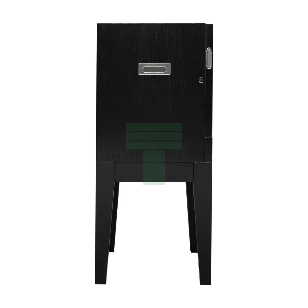 Humidor Supreme Balthazar Ii End Table 540-1024 Count Capacity, Black Oak