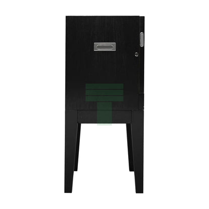 Humidor Supreme Balthazar Ii End Table 540-1024 Count Capacity, Black Oak
