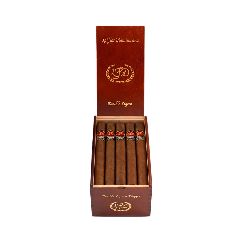 La Flor Dominicana Double Ligero Digger Natural Open Box