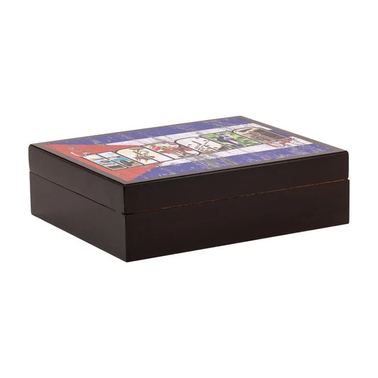 La Habana Wooden Flag Cuba 20 Cg Count. Humidor