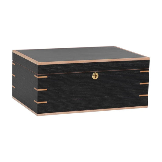 Messenia 45-75 Cg Count Desktop Humidor, Grey Oak Veneer