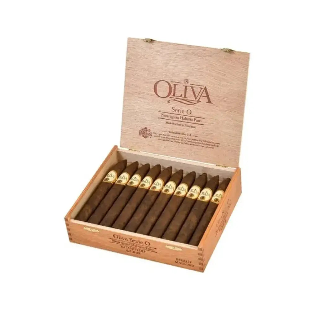 Oliva Serie O Maduro Torpedo Open Box