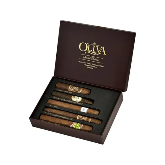 Oliva Special Release 5 Cigar Gift Sampler Open Box