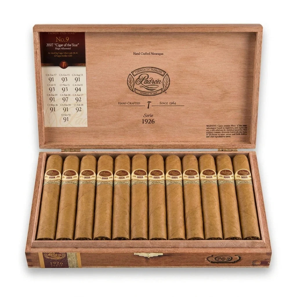 Padron 1926 Anniversary No.9 Natural open box