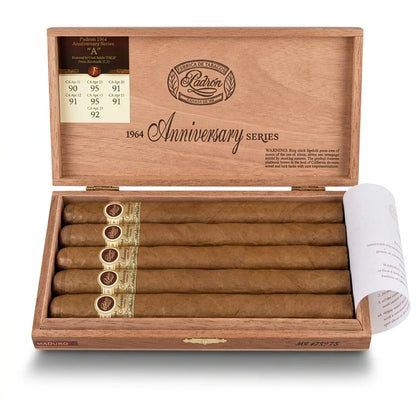 Padron 1964 Anniversary A Natural open box of 10