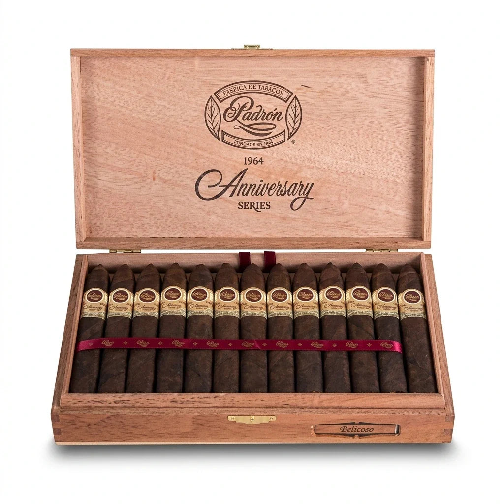 Padron 1964 Anniversary Belicoso Maduro open box of 25