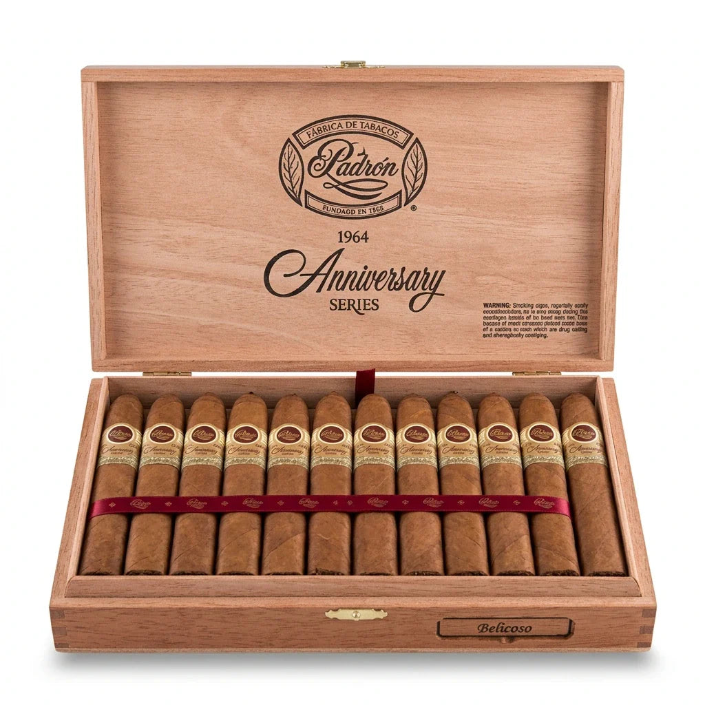 Padron 1964 Anniversary Belicoso Natural open box of 25