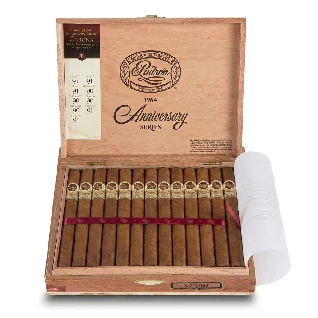 Padron 1964 Anniversary Corona Natural open box of 25