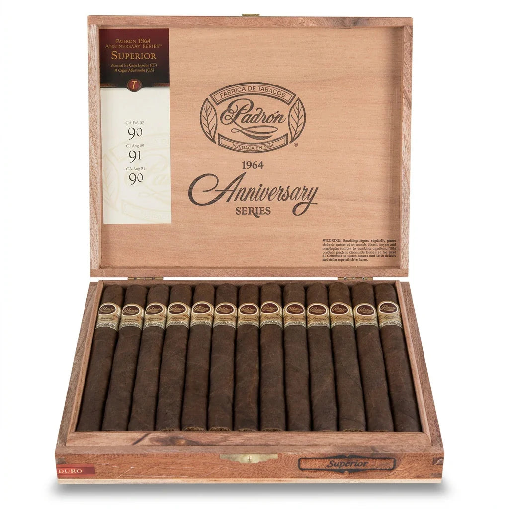 Padron 1964 Anniversary Superior Maduro open box of 25