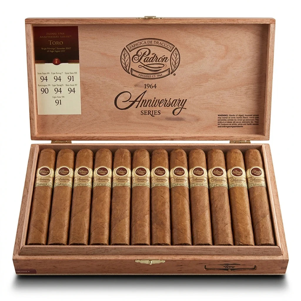 Padron 1964 Anniversary Toro Natural open box of 25