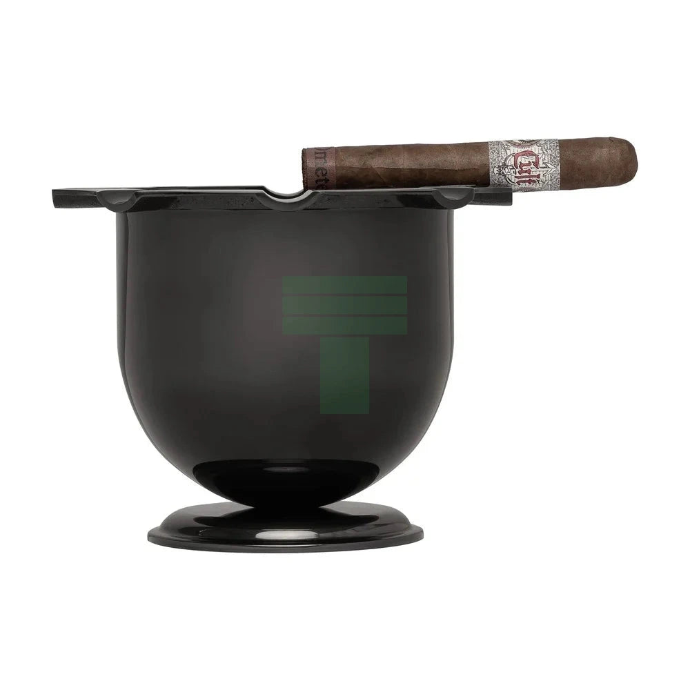 Palio Polished Black Nickel Tazza Alta Ashtray