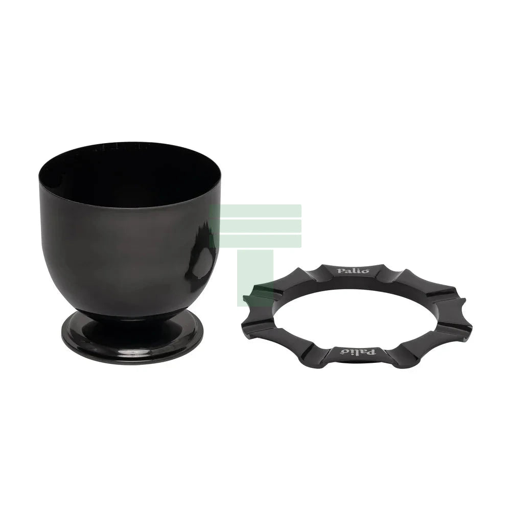 Palio Polished Black Nickel Tazza Alta Ashtray