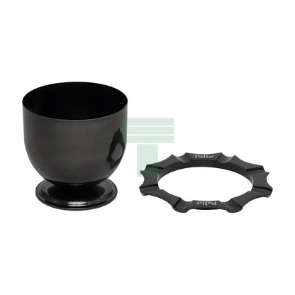 Palio Polished Black Nickel Tazza Alta Ashtray