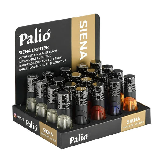 Palio Siena Pal-Cl-120 Single Jet Lighter Assorted Colors
