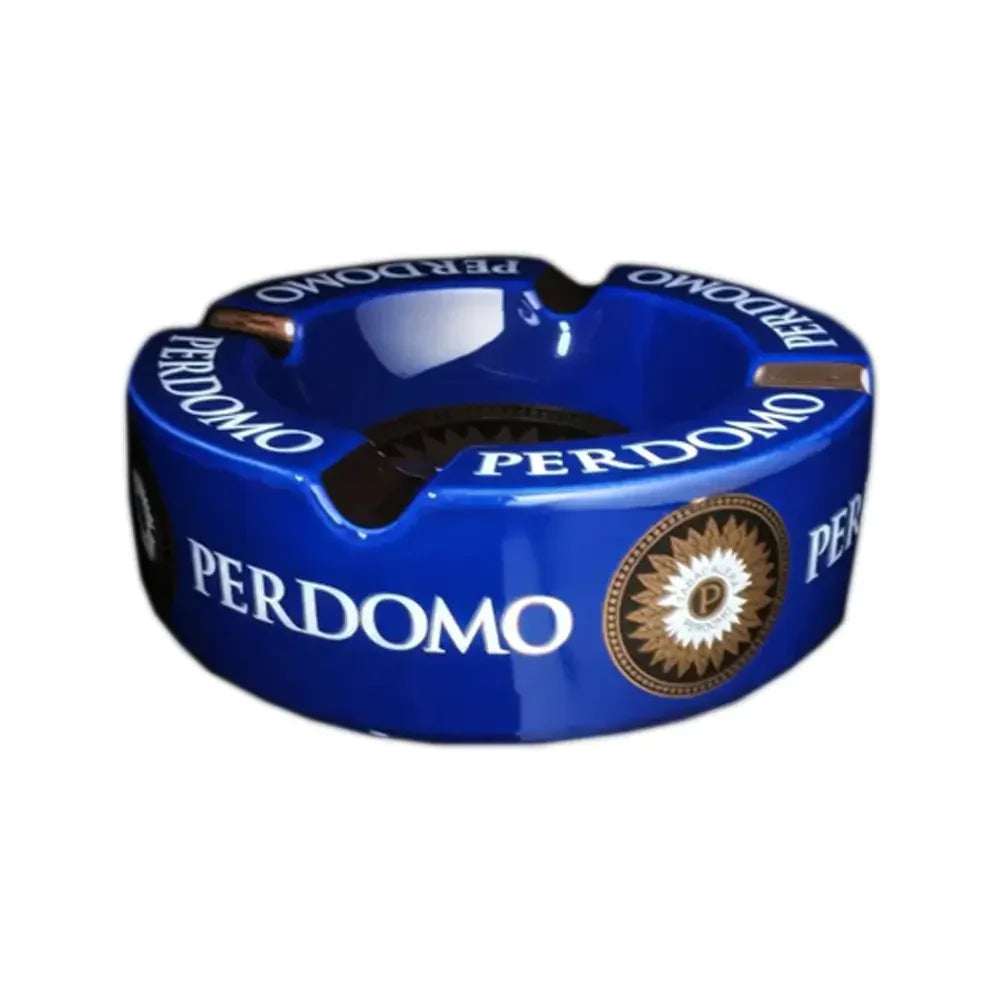 Perdomo Blue and Gold Foil Ashtray
