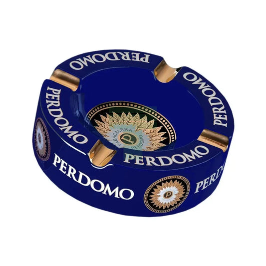 Perdomo Blue and Gold Foil Ashtray