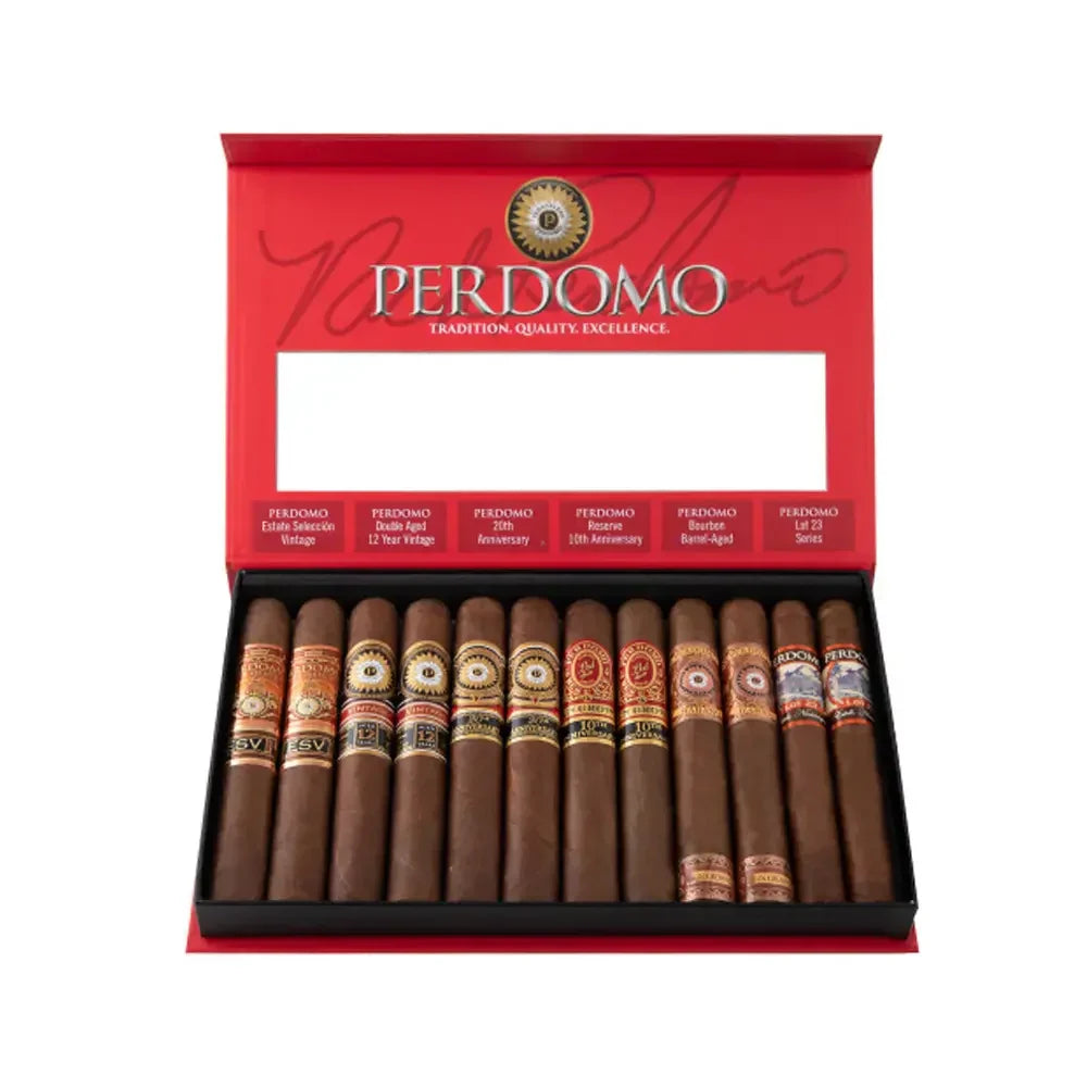 Perdomo Connoisseur Collection Sun Grown Sampler of 12
