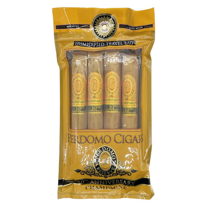 Perdomo Red and Gold Foil Ashtray 