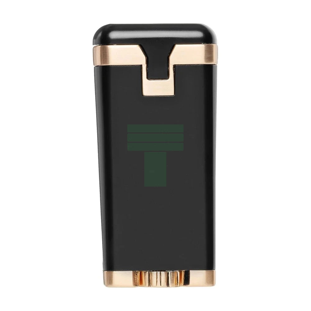 Polaris Inline Triple Jet Lighter, Black/Rose Gold