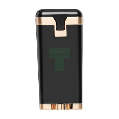 Polaris Inline Triple Jet Lighter, Black/Rose Gold
