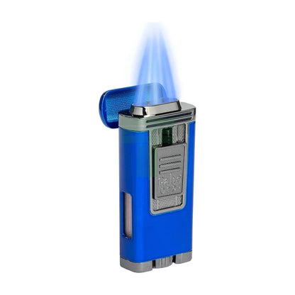 Polaris Inline Triple Jet Lighter, Blue