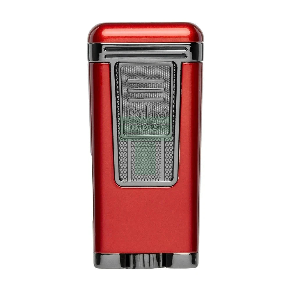 Polaris Inline Triple Jet Lighter, Red