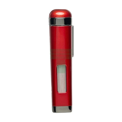 Polaris Inline Triple Jet Lighter, Red