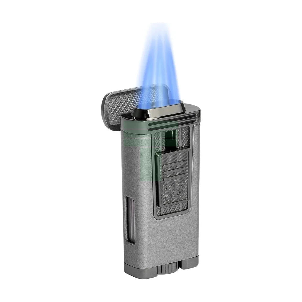 Polaris Inline Triple Jet Lighter, Silver