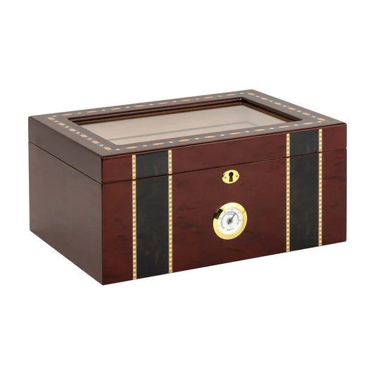 Pompei 100 Cg Count High Gloss Inlay Humidor