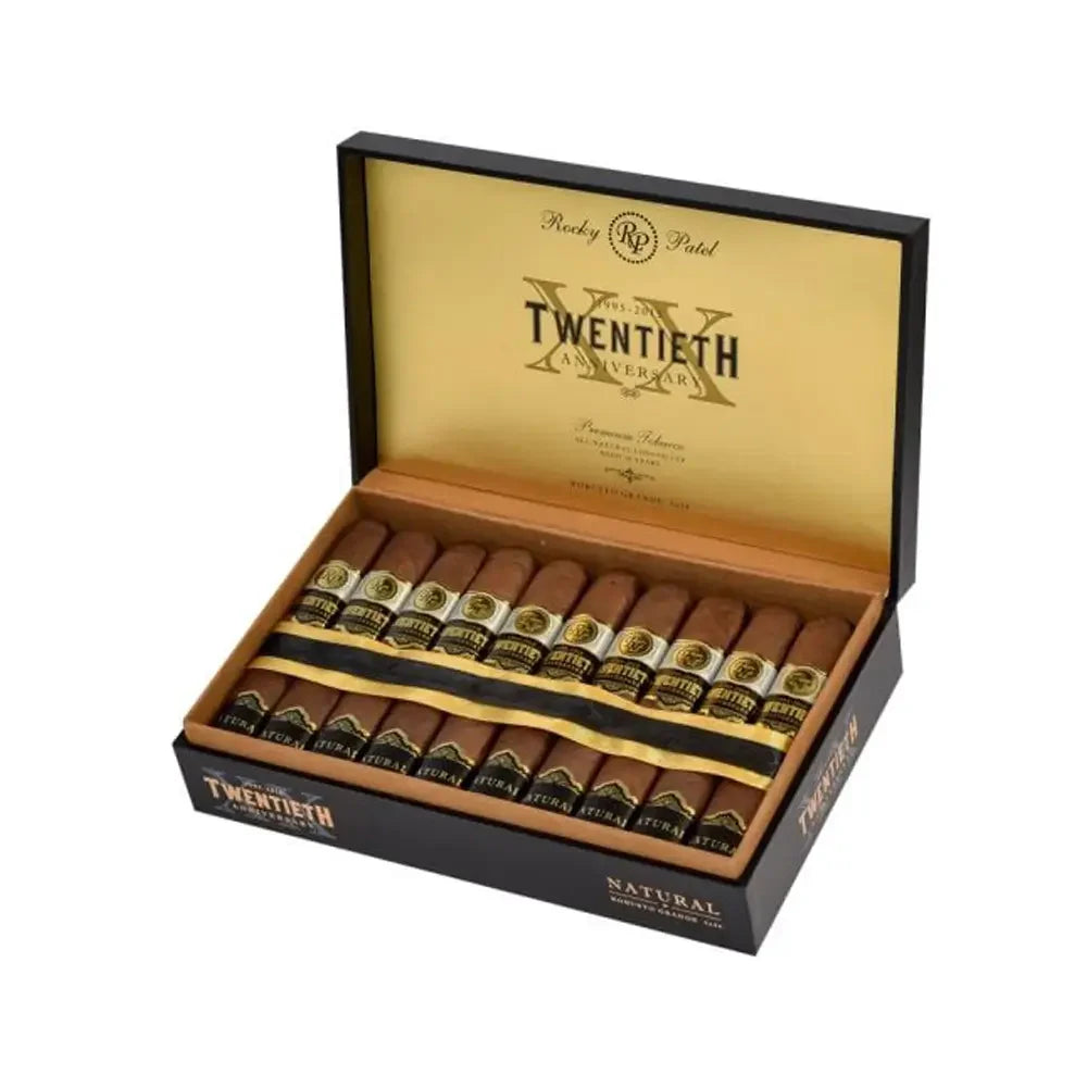 Rocky Patel 20th Anniversary Maduro Robusto Grande Open Box