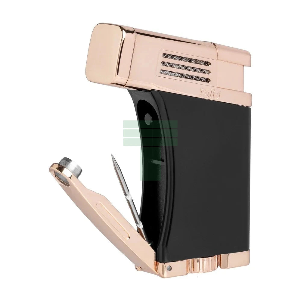 Scorpius Angled Single Jet, Black & Rose Gold