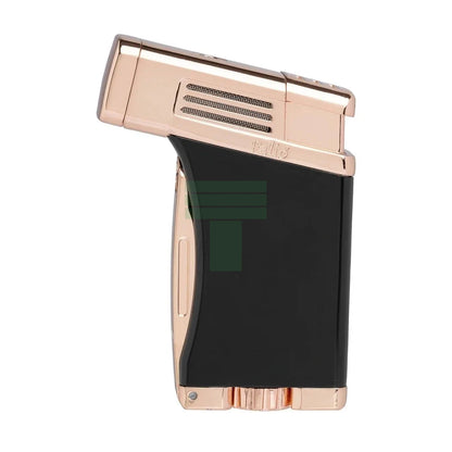 Scorpius Angled Single Jet, Black & Rose Gold
