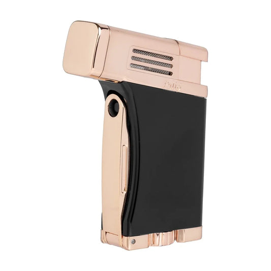 Scorpius Angled Single Jet, Black & Rose Gold