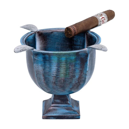 Stinky Rust Blue Bxp 4 Stirrup Ashtray