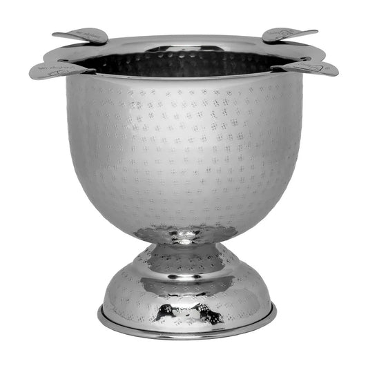 Stinky Hammered Stainless Steel Tall 4 Stirrup Ashtray