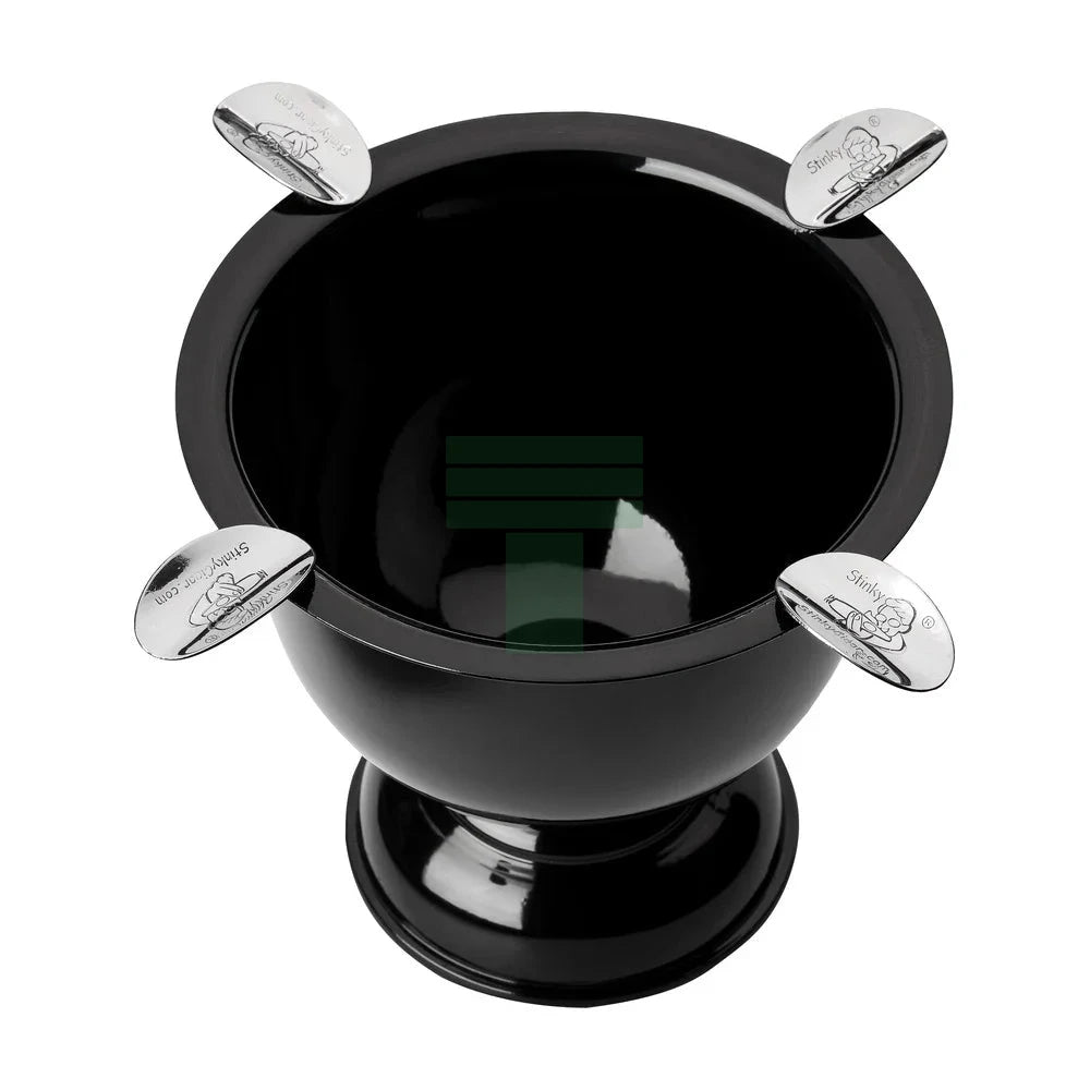 Stinky Jet Black Tall 4 Stirrup Ashtray