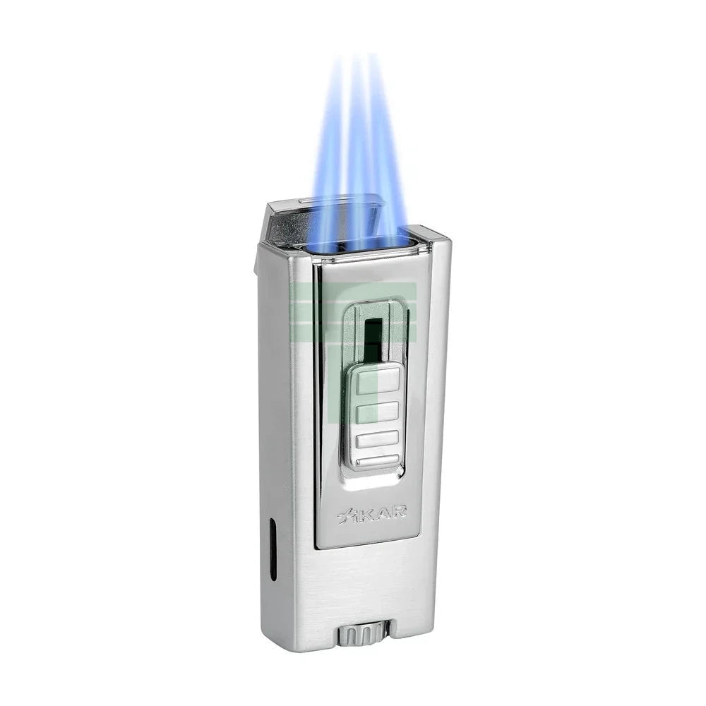 Trezo Triple Torch Lighter, Chrome