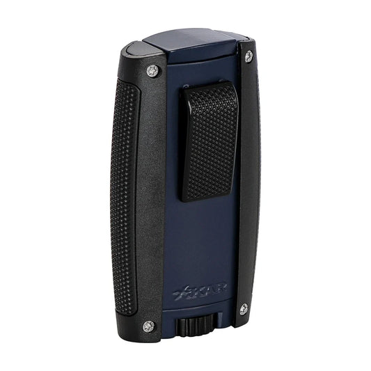 Turismo Double Torch Lighter, Matte Blue