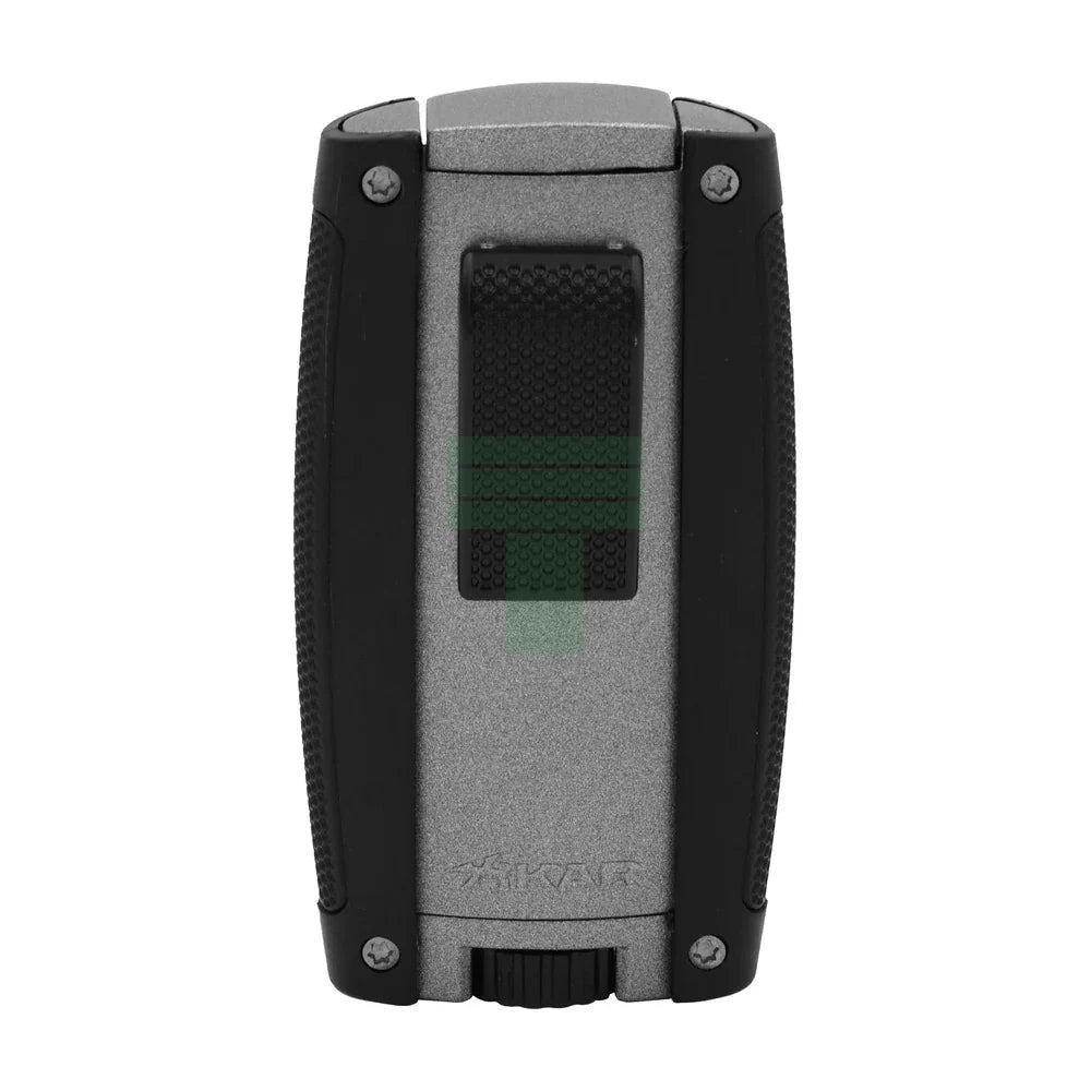 Turismo Double Torch Lighter, Matte Gray
