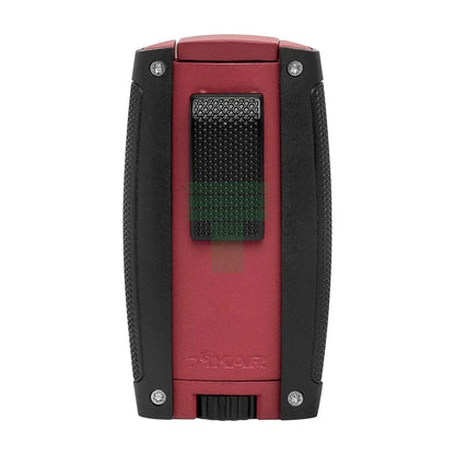 Turismo Double Torch Lighter, Matte Red