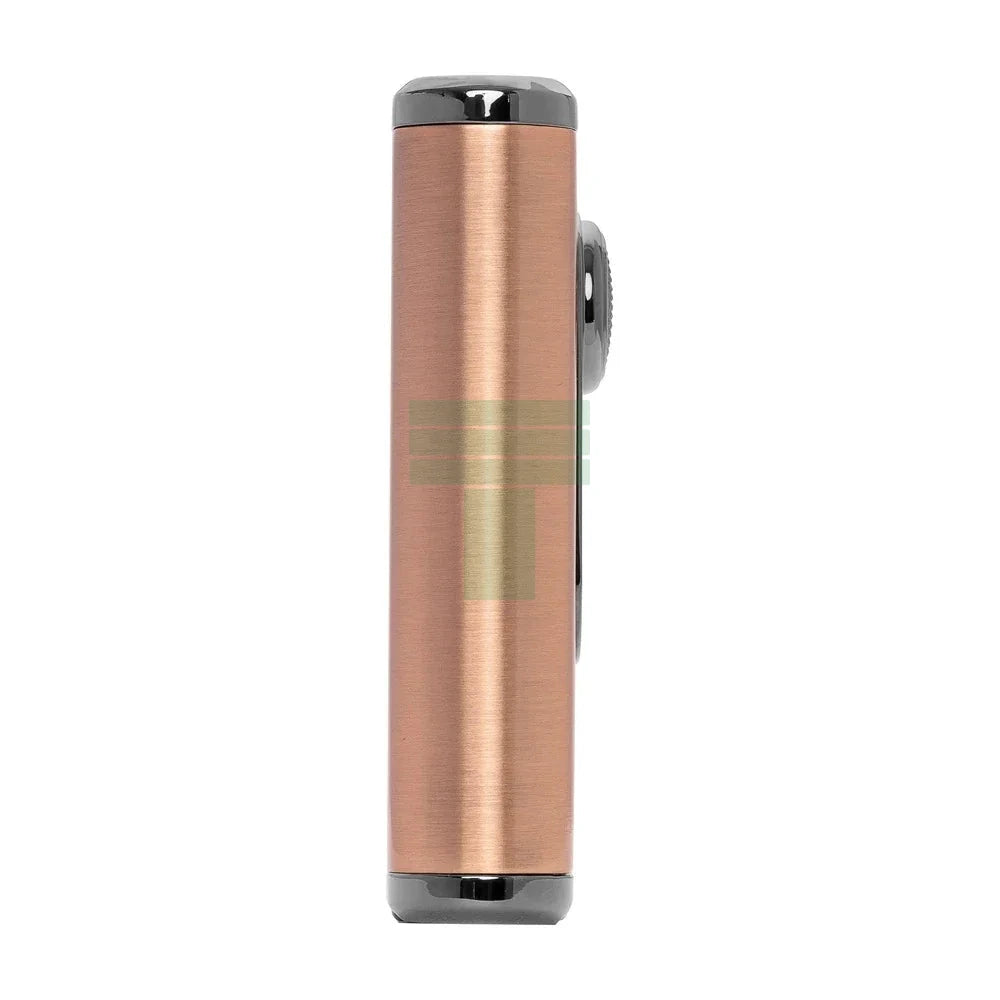 Verano Flat Flame Lighter, Wind Resistant, Vintage Bronze